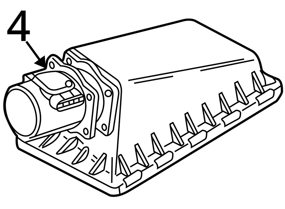 Air Flow Meter 8 Cylinder 4.0L Fits 00-02 S TYPE 1743329 Foto 4 de 4