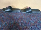 Nike Cushioned Slip-On Slide Sandals Black/Pink Logo Womens US 9 — photo 3