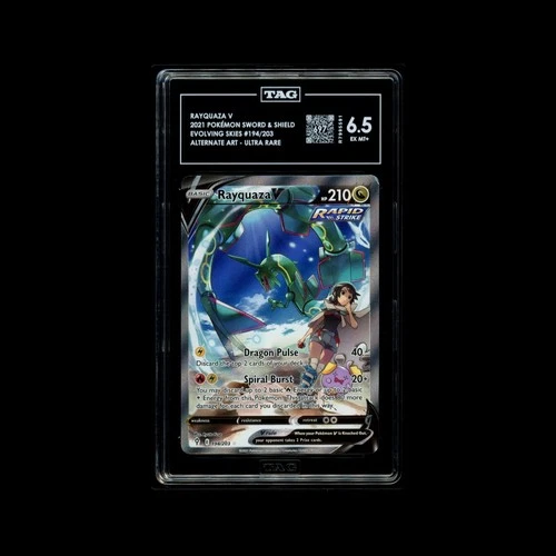 Rayquaza V (Alternate Full Art) 194/203 SWSH07: Evolving Skies Holo