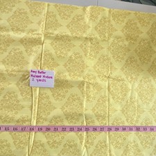 Amy Butler Midwest Modern Damask Cotton Fabric Yellow Up to 45'' 2 Yards