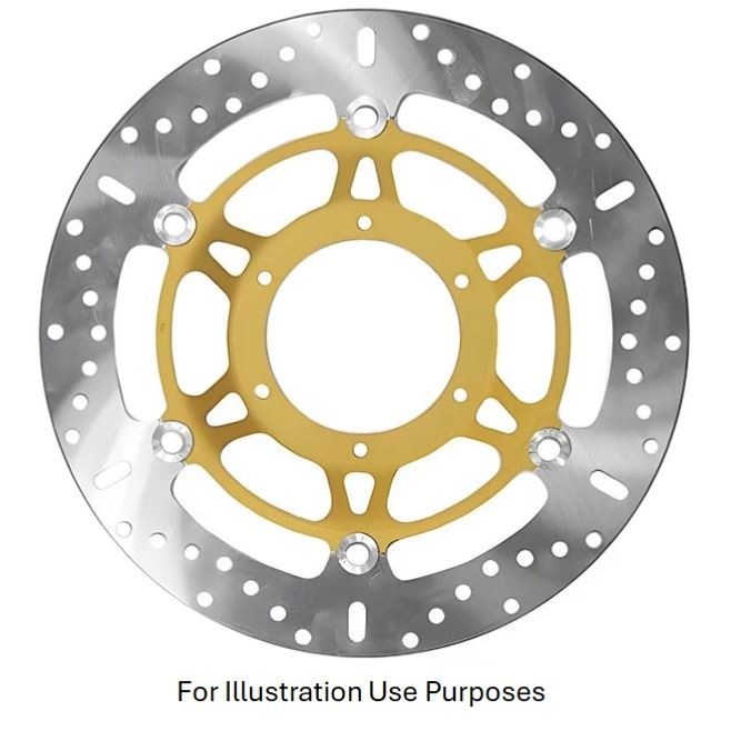 EBC S/Steel Float Full Circle X FR Brake Disc FRHS for Triumph Daytona 675 06-08