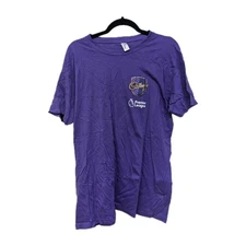 Cadbury Premier League PURPLE T- Shirt Advertising Size L - See Description A10