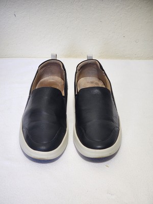 VIONIC Women's DEMETRA Slip-On Black Leather Lightweight Casual Sneaker Size 9