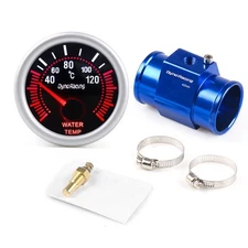 2" 52mm Pointer Water Temp Gauge Car Meter w/42mm Joint Pipe Sensor Adapter 1/8