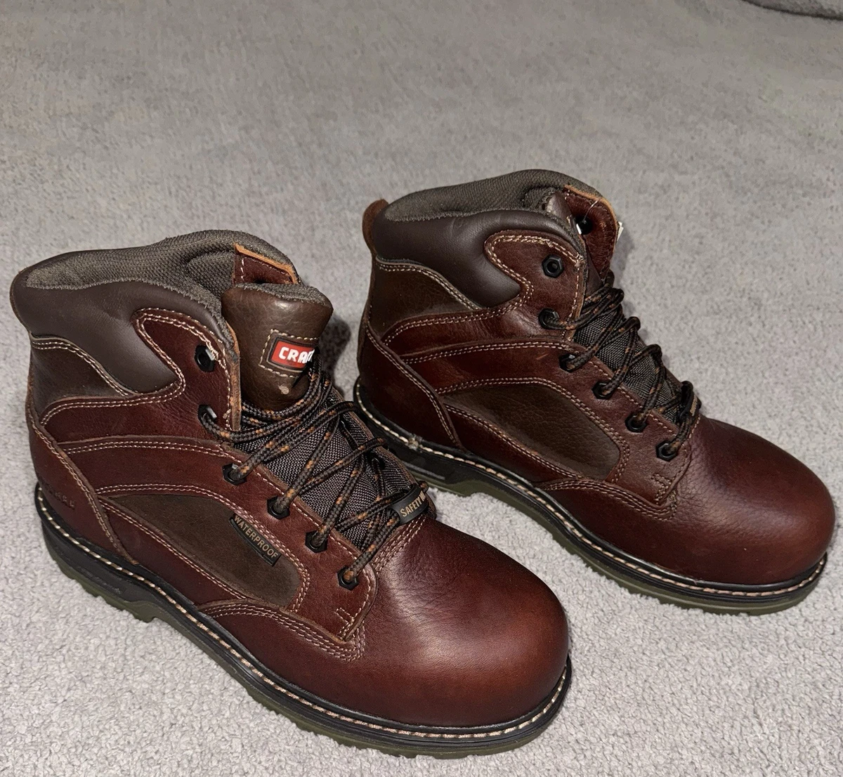 Craftsman Brown Leather Upper Boots for Men for Sale | Shop  display picture 3