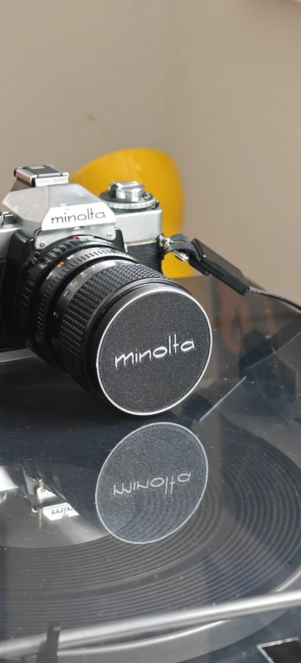 Minolta 55mm Lens Cap Front Cap 70s 80s XD 5 7 XG XE Lens Cap Cover - Image 2 of 4