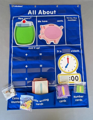 Lakeshore All About Numbers Pocket Chart Complete Math Learning Center Cards