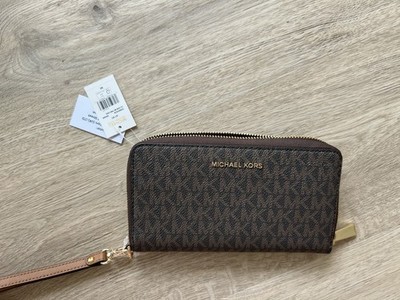 Michael Kors Jet Set Travel LG Slim Continental Geldbörse Portemonnaie NEU