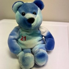 1999 Salvino  s Bamm Bammers Sammy Sosa Beanie Bear 8 Inch 21