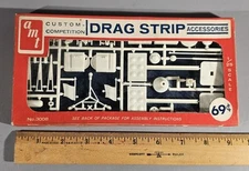 AMT 1/25 DRAG STRIP ACCESSORIES #3008 TV CAMERA, LANE LIGHTS, LOUDSPEAKER #1 NIP