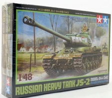 Tamiya 32571 1:48 Russian HeavyJS-2 1944 Military Tank Model Kit