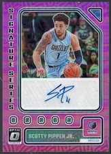 2023-24 Donruss Optic Signature Series Pink Scotty Pippen Jr. Autograph #12/25