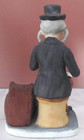 Vintage Figural Pipe Holder Stand Porcelain Doctor w/ Stethoscope Ceramic 5.5" — photo 3