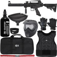 Tippmann Cronus Tactical Edition (Black) w/ Protector Package (Small / Medium)