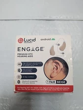 Lucid Hearing Engage OTC Hearing Aids | Android | Beige (Pair) PLEASE SEE DETAIL