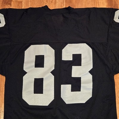 Vtg 70s 80s Oakland Raiders #83 Sand-Knit Jersey Made In USA Large