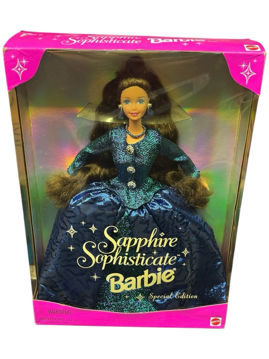 Sapphire Sophisticate Barbie Doll Brunette Special Edition 1997
