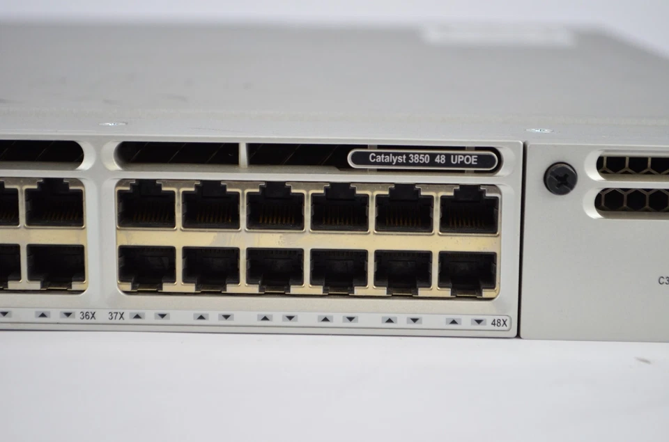 Cisco WS-C3850-48U-L 48-Port UPoE Network Switch iOS 3.6 1100W PSU - Image 2 of 4