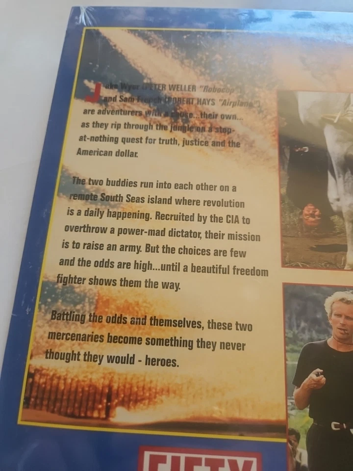 Laserdisc Fifty Fifty New In Shrink Peter Weller Robert Hays RY1 Foto 4 de 4