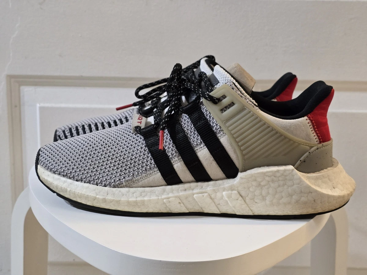 adidas EQT Support 93/17 Grey Black Scarlet for Sale  display picture 2
