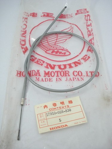 NOS Honda Throttle Cable – Fits SS50, CL70, CL90, CS90, S90 (17910-028-830)