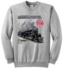 Norfolk and Western 1218  Authentic  Apparel Railroad Sweatshirt [43]