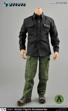ZYTOYS 1/6 ZY5040A PMC Field Service Shirt Pants Clothes Suit Fit 12'' Man Body