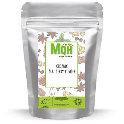 MQH WHOLEFOODS™ Organic Acai Berry Powder (Freeze Dried) Premium Quality! S A Certified