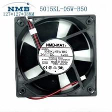 NMB-MAT 5015KL-05W-B50 Server Square Fan DC 24V 1.22A 127 127 38mm 2-wire