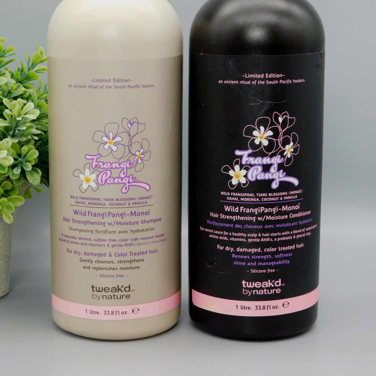 Tweak'd By Nature Frangi Pangi Shampoo & Conditioner 33.8 oz NOT
