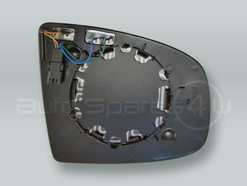 Espejo de puerta con calefacción de 4 pines vidrio y respaldo izquierdo se adapta 2007-2013 BMW X5 X6 E70 E71 - Imagen 2 de 2