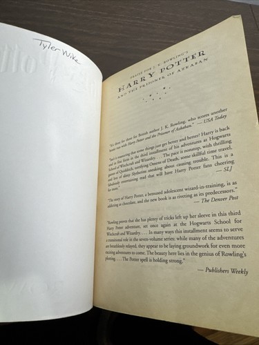 Harry Potter and the Prisoner of Azkaban Hardcover J. K. Rowling Softcover - Imagen 6 de 11