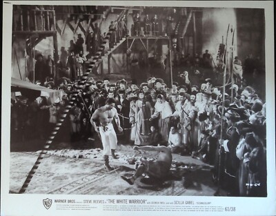 The White Warrior 8 x 10 Still 1961 Steve Reeves, Girogia Moll. Scilla Gabel