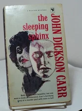 The Sleeping Sphinx by John Dickson Carr - Bantam A1849 -  1958