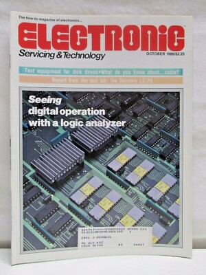 Electronic Servicing & Technology Magazine October 1986 Digital Logic Analyzer