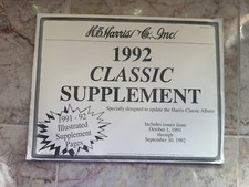 1992 H E Harris Liberty Classic Stamp Album Supplement New X113-92
