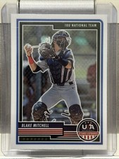 2023 Panini USA Baseball Stars & Stripes Blake Mitchell #57 SP Chrome Royals