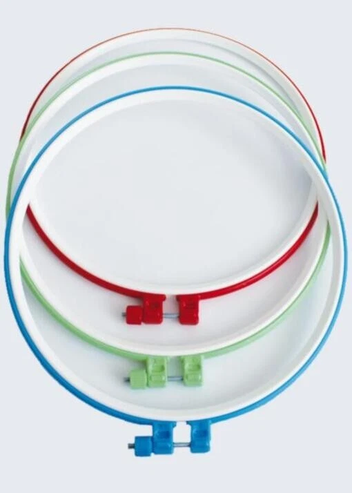 Plastic Hoops For Embroidery With A Metal Screw Hand Embroidery Frames Hoop - Image 2 of 2