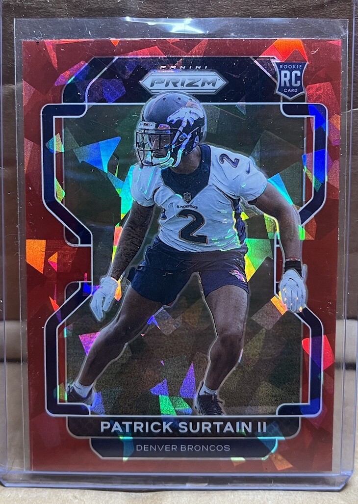2021 Panini Prizm - Rookie Red Ice Prizm #374 Patrick Surtain II (RC)