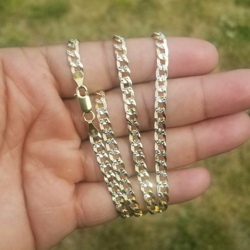Cuban Link Chain 14k Gold \u0026 Solid 925 