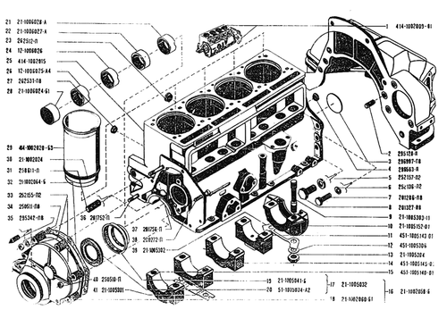 Uaz 469 Umz 4215 Moteur Joints Set Juego De Juntas De Moteur - Picture 2 of 2
