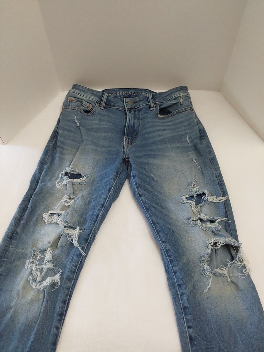 American Eagle Men's Distressed Ripped Jeans Next Level Airflex