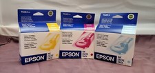 Genuine EPSON Photo Stylus Ink Cartridge Set Magenta, Yellow, Light Cyan