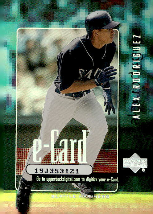 2001 Upper Deck #E2 Alex Rodriguez e-Cards