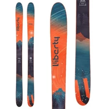NEW! 2022 LIBERTY ORIGIN 101 SKIS 182cm w/TYROLIA ATTACK2 14 GW SAVE 50% OFF