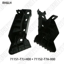 2pcs Front Upper Grille Bumper Brackets Reinforcement Beam For 16-18 Honda HR-V