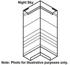 4x Stramit FASCIA BOARD EXTERNAL CORNERS 90-Degree Colorbond NIGHT SKY*AUS Brand