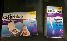 Brand New Clearblue fertility monitor Plus Unopened Box Of Testing Sticks