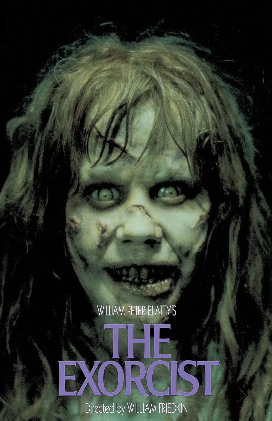 The Exorcist Linda Blair Movie Poster Unframed Horror Film Art
