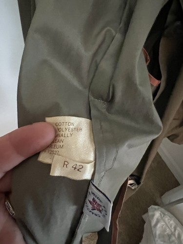 Vintage Sanyo Tokyo New York Trench Coat Men’s Size 42R - Picture 3 of 3